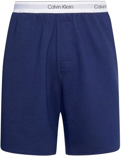 Calvin Klein Herren Pyjamahose Kurz, Blau (Blue Shadow), L von Calvin Klein