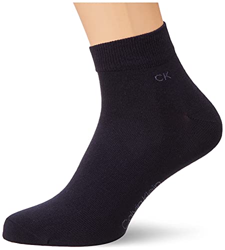 Calvin Klein Casual Flat Knit Cotton Men's Quarter Socks 2 pack von Calvin Klein