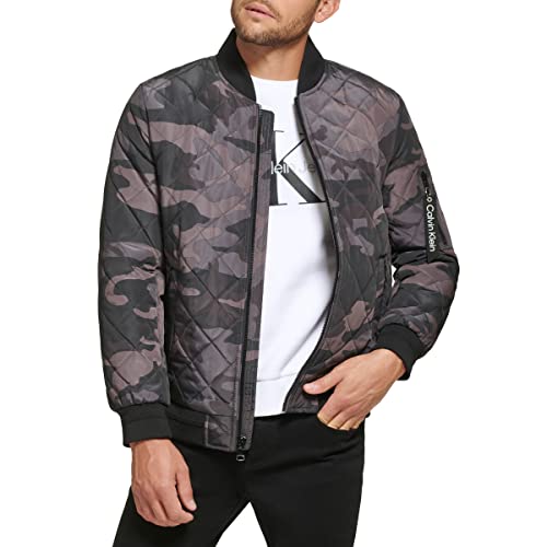 Calvin Klein Herren Diamond Quilted Softshell Jacket Jacke, Flight Black Camo, XXL Calvin Klein Herren Diamond Quilted Softshell Jacket Jacke, Flight Black Camo, XXL von Calvin Klein