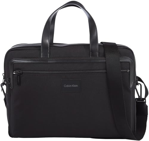 Calvin Klein Herren Laptoptasche Ck Remote Pro Conv. Laptop Bag mit Tragegriffen, Schwarz (Ck Black), Einheitsgröße von Calvin Klein