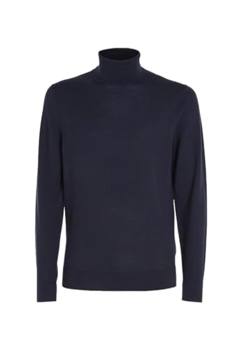 Calvin Klein Herren Rollkragenpullover Superior Wool Turtle K10K110420, Nachthimmel, XX-Large von Calvin Klein