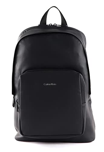 Calvin Klein Herren Rucksack Ck Must Pique 2G Campus Bp Klein, Schwarz (Ck Black), Einheitsgröße von Calvin Klein