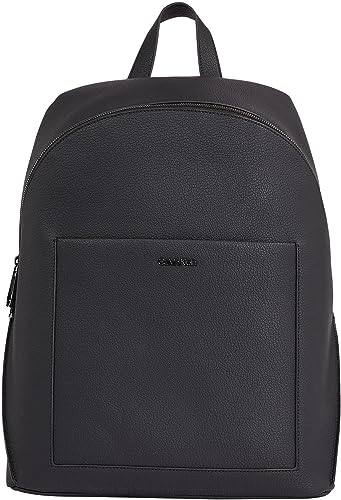 Calvin Klein Herren Rucksack mit Reißverschluss Klein, Schwarz (Ck Black), Onesize von Calvin Klein