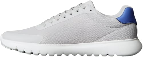 Calvin Klein Herren Runner Sneaker Eva Mesh mit Logo, Mehrfarbig (Oyster Mushroom/Grey/Palest Blue), 46 von Calvin Klein