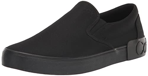 Calvin Klein Herren Ryor Sneaker, Schwarz/Schwarz Canvas 002, 42.5 EU von Calvin Klein