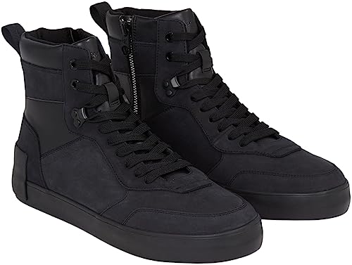 Calvin Klein Jeans Herren Vulcanized Sneaker Laceup Mid Schuhe, Schwarz (Triple Black), 40 von Calvin Klein