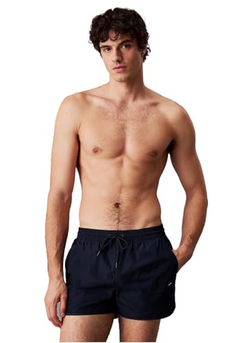 Calvin Klein Herren Short Runner Km0Km01110 Boardshorts, Blue (Dark Sapphire), XXL von Calvin Klein