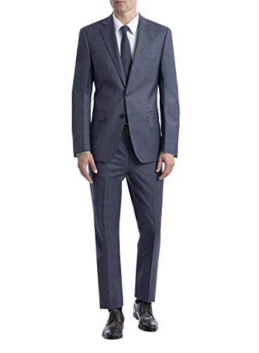 Calvin Klein Herren Slim Fit Separates Business-Anzug Hosen-Set, Blau, 31W / 30L von Calvin Klein