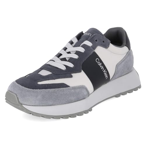 Calvin Klein Herren Sneaker Läufer, Weiß Granit Magenta, 40 2/3 EU von Calvin Klein