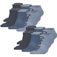 Calvin Klein Herren Sneaker Socken ATHLEISURE 6er 9er 12er Multipack One Size Baumwolle von Calvin Klein