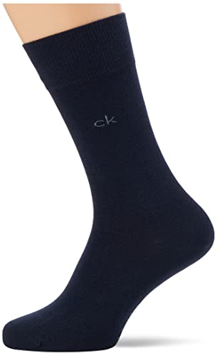 Calvin Klein Herren Sneakersocken ECP275, 2er Pack, blue combo, 39/42 von Calvin Klein