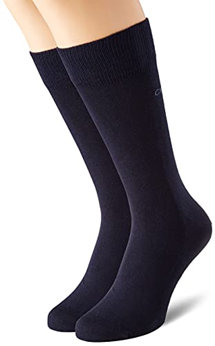 Calvin Klein Herren Classic Socken, Marineblau, 39/42 (2er Pack) von Calvin Klein
