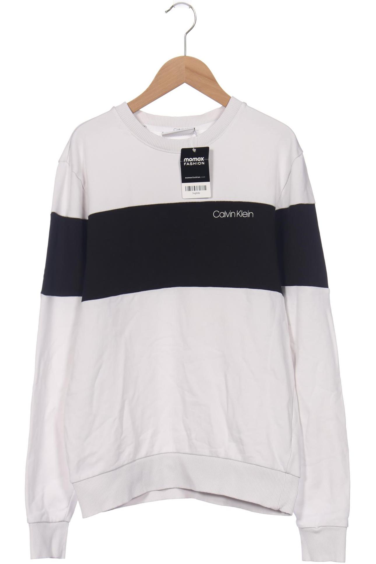 Calvin Klein Herren Sweatshirt, weiß von Calvin Klein