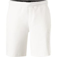 Calvin Klein Herren Sweatshorts weiß Baumwolle von Calvin Klein