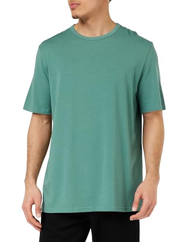 Calvin Klein Herren T-Shirt Kurzarm S/S Crew Neck Stretch, Grün (Sagebush Green), M von Calvin Klein