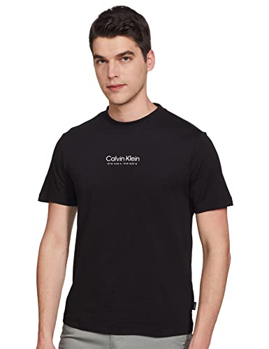 Calvin Klein Herren T-Shirt Logo Coordinates T-T-Shirt K10k108018 Ck Black XXL von Calvin Klein Jeans