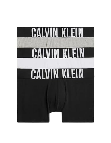 Calvin Klein Herren Trunk 3 Stück, Schwarz, Grau, Heidekraut, Weiß, XL von Calvin Klein