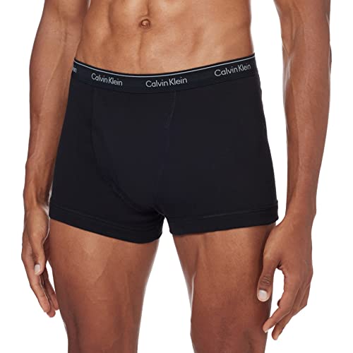 Calvin Klein Herren Trunk 3pk Boxershorts, Black/Black/Black, M von Calvin Klein