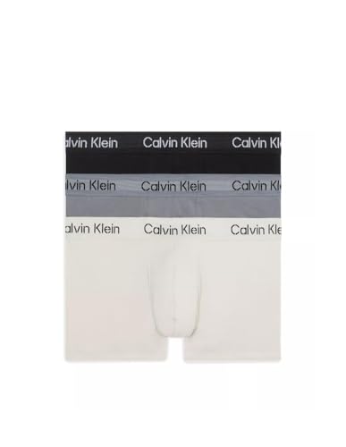 Calvin Klein Herren Trunk 3pk 000nb3709a, Mehrfarbig (Black, Moonbeam, Shining Amor), L von Calvin Klein