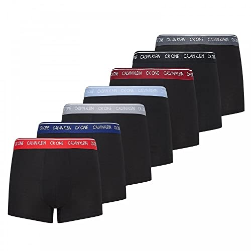 Calvin Klein Herren Trunk 7PK Badehose, Schwarz W. Farbig Wb, M von Calvin Klein