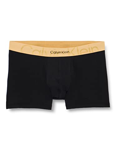 Calvin Klein Herren Trunk 88a Retroshorts, Black W/ Old Gold Wb, L von Calvin Klein Jeans