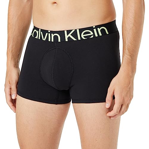 Calvin Klein Herren Boxershorts Trunk Baumwolle mit Stretch, Schwarz (Black), XL von Calvin Klein