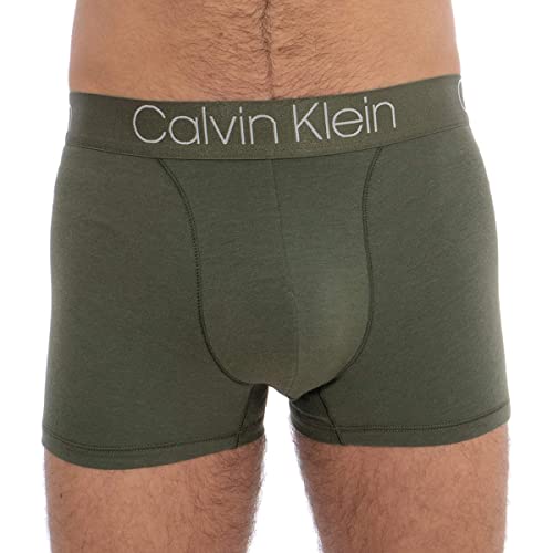 Calvin Klein Herren Trunk Badehose, Beige (Duffel Bag FDX), Small (Herstellergröße:S) von Calvin Klein