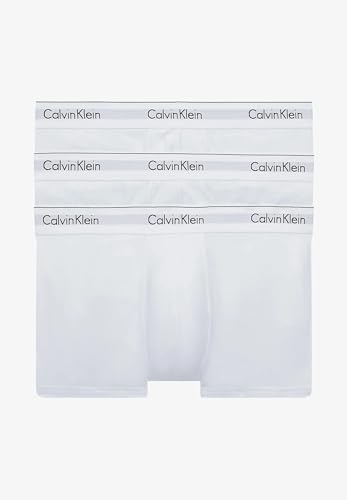 Calvin Klein Trunk 3Pk Trunk Herren, Weiß (White/ White/ White), L von Calvin Klein