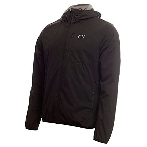 Calvin Klein Herren Ultron mit Kapuze Thermal Leichte Jacket - Schwarz - XXL von Calvin Klein