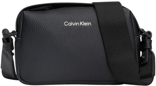 Calvin Klein Herren Umhängetasche Ck Must Camera Bag Klein, Schwarz (Ck Black Pebble), Einheitsgröße von Calvin Klein