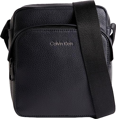 Calvin Klein Herren Umhängetasche Must Reporter Klein, Schwarz (Ck Black), Onesize von Calvin Klein