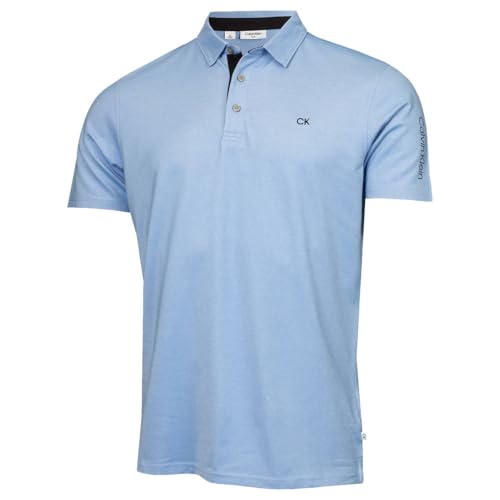 Calvin Klein Herren Uni Golf Poloshirt - Himmel - M von Calvin Klein