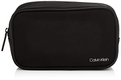 Calvin Klein Herren United Travel Washbag Taschenorganizer Schwarz (Blackwhite Black) von Calvin Klein