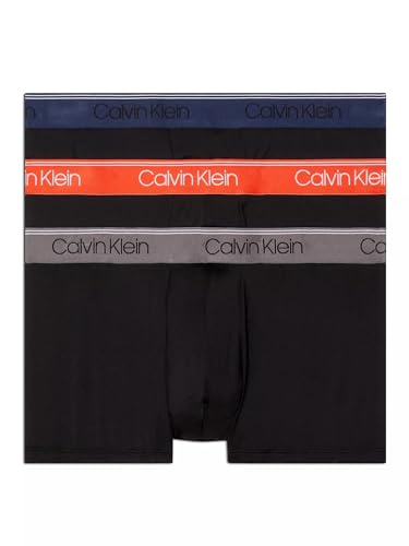 Calvin Klein Herren Unterwäsche Boxershorts Low Rise Trunk 3er Pack M Schwarz von Calvin Klein