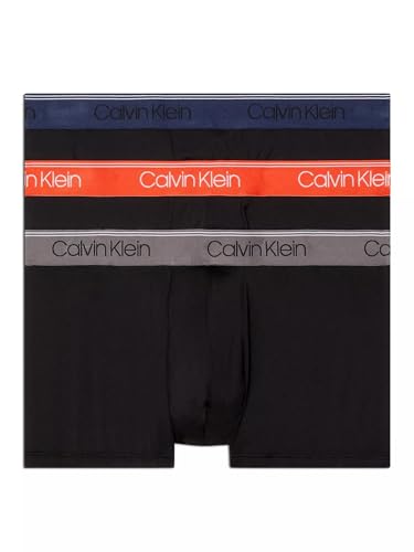 Calvin Klein Herren Unterwäsche Boxershorts Low Rise Trunk 3er Pack XL Schwarz von Calvin Klein