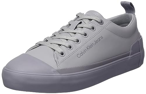 Calvin Klein Herren Vulcanized Laceup Low LTH YM0YM00795 Runner Sneaker, Grau (Formal Grey/Stormfront), 43 EU von Calvin Klein