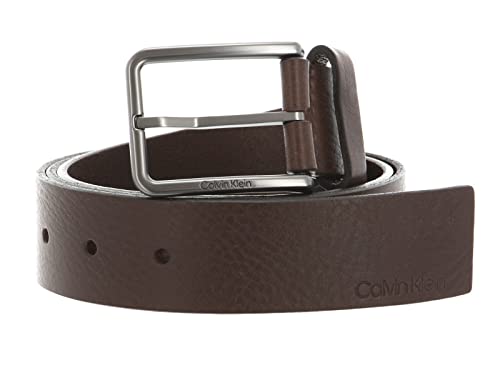 Calvin Klein Herren Warmth 35MM Grtel, Dark Brown, 110 cm von Calvin Klein