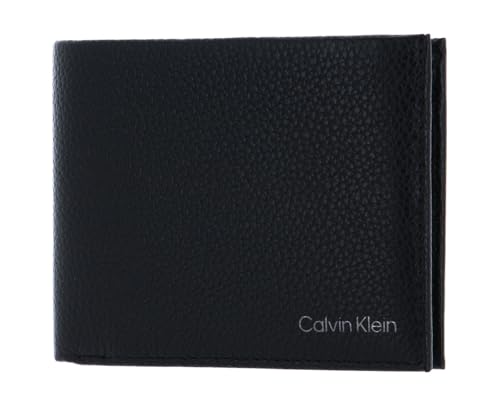 Calvin Klein Herren Geldbeutel Warmth Bifold 5 CC W/ Coin Large Klein, Schwarz (Ck Black), Einheitsgröße von Calvin Klein