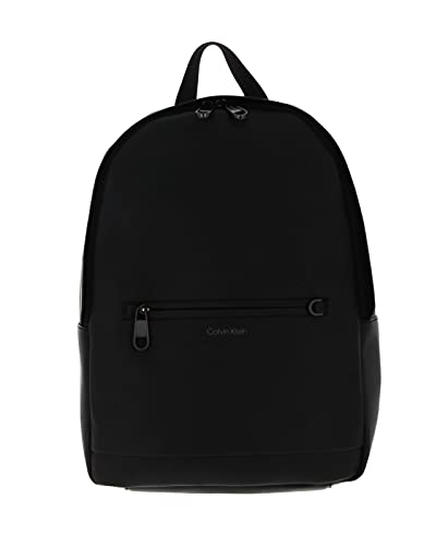 Calvin Klein Herren Warmth Round BP Rucksack, Schwarz, Medium von Calvin Klein