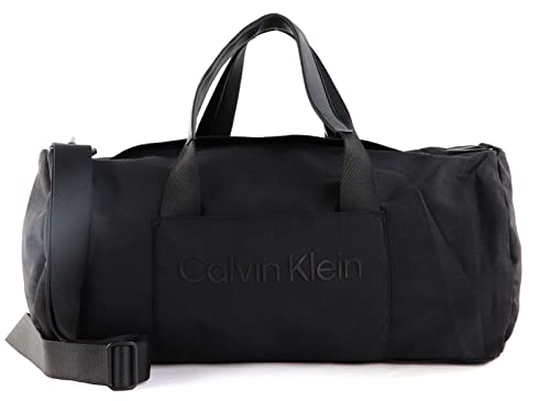 Calvin Klein Herren Weekender Reisetasche Ck Must T+ Barrel Handgepäck, Schwarz (Ck Black), Einheitsgröße von Calvin Klein