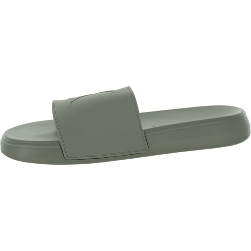 Calvin Klein Men's Wiston Slide Sandal, Light Grey Logo 050, 44 EU von Calvin Klein