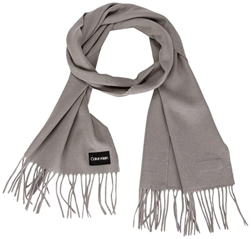 Calvin Klein Herren Classic Wool Scarf 35X180 K50K509697 Schals, Grau (Grey Fog), OS von Calvin Klein Jeans