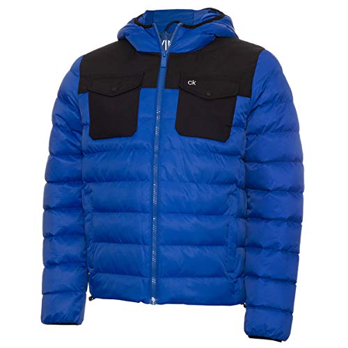 Calvin Klein Herren gepolstert Insulated Jacket - Cobalt/Schwarz - L von Calvin Klein