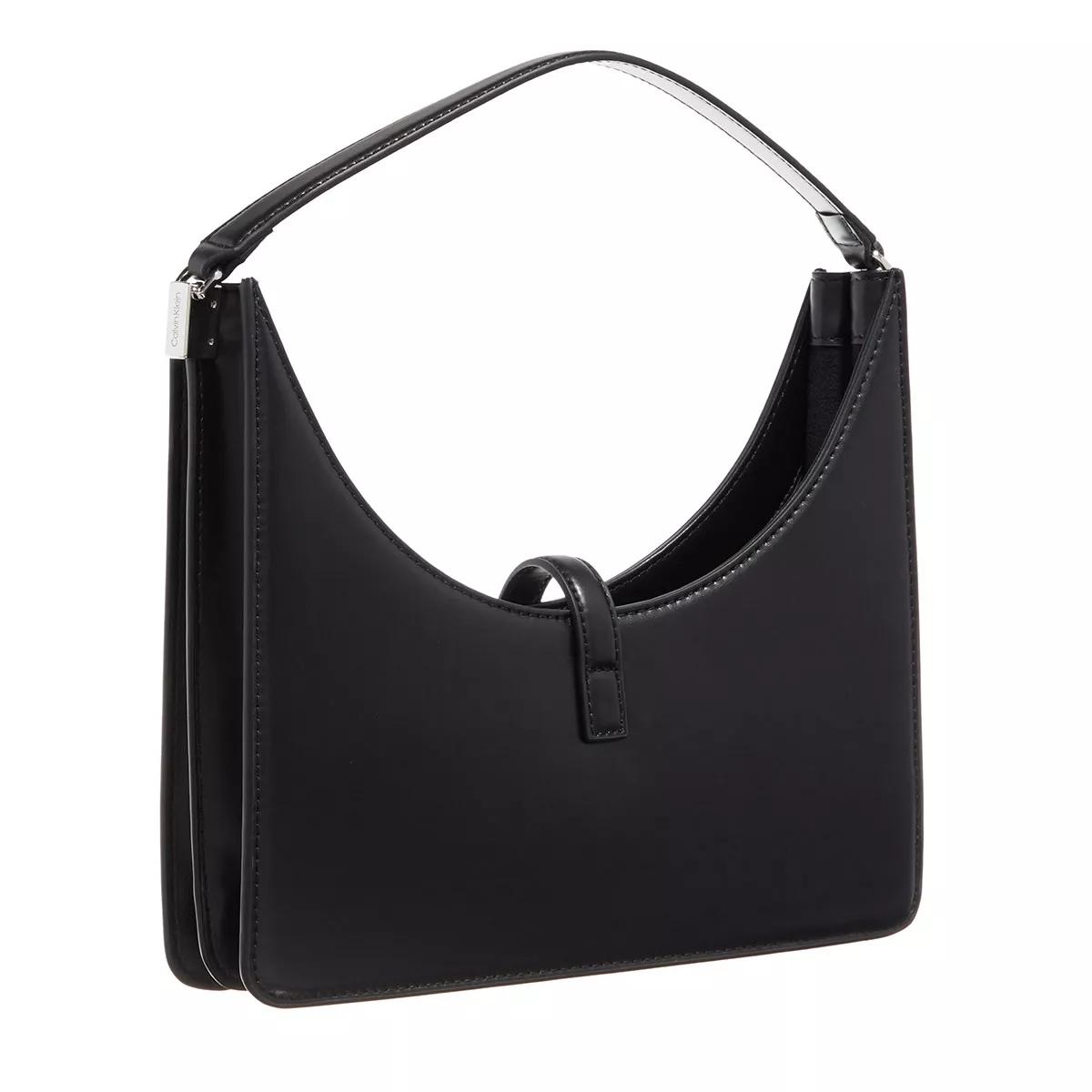 Calvin Klein Hobo Bag - Archive Hardware Shoulder Bag Small - Gr. unisize - in Schwarz - für Damen von Calvin Klein