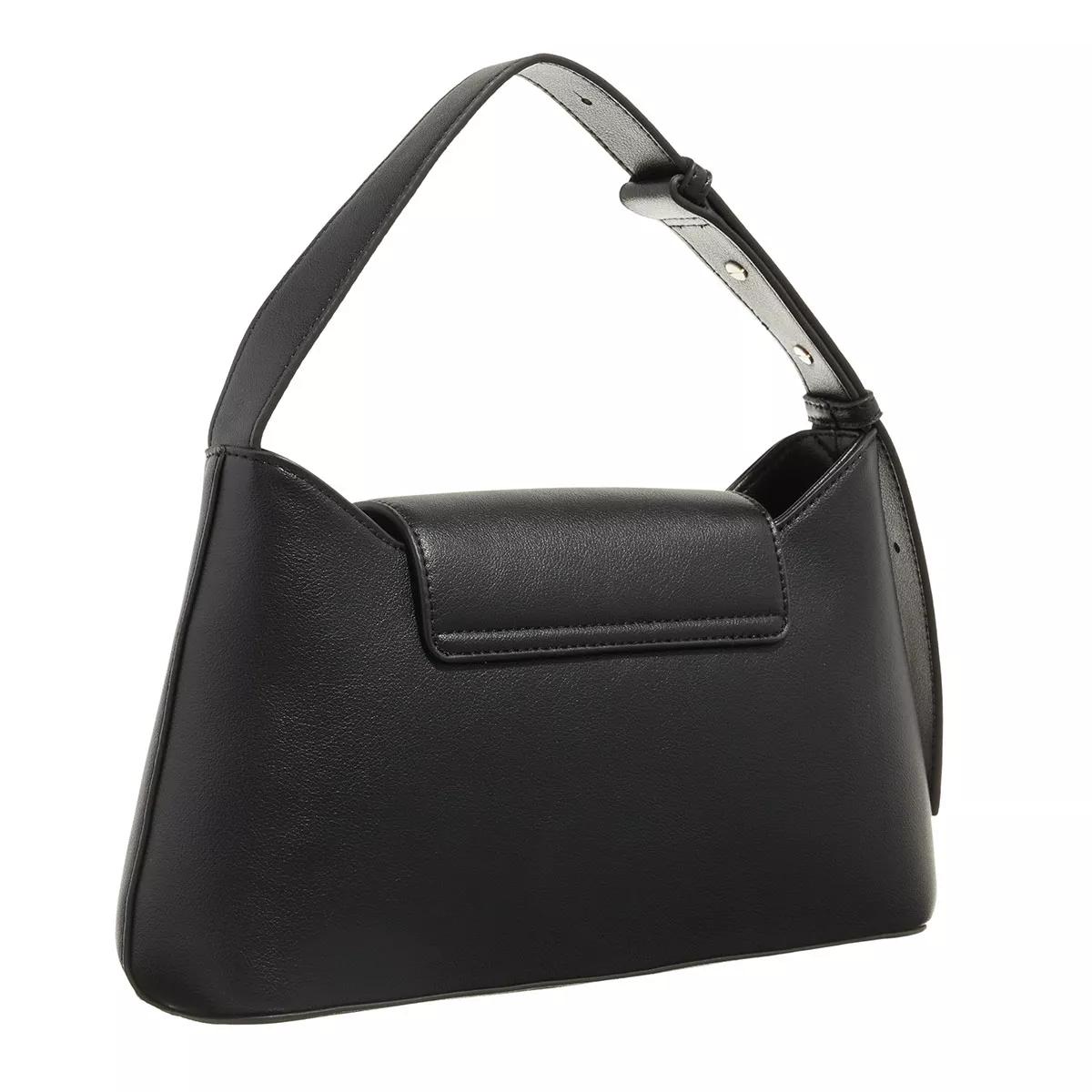 Calvin Klein Hobo Bag - Re Lock Shoulder Bag Md - Gr. unisize - in Schwarz - für Damen von Calvin Klein