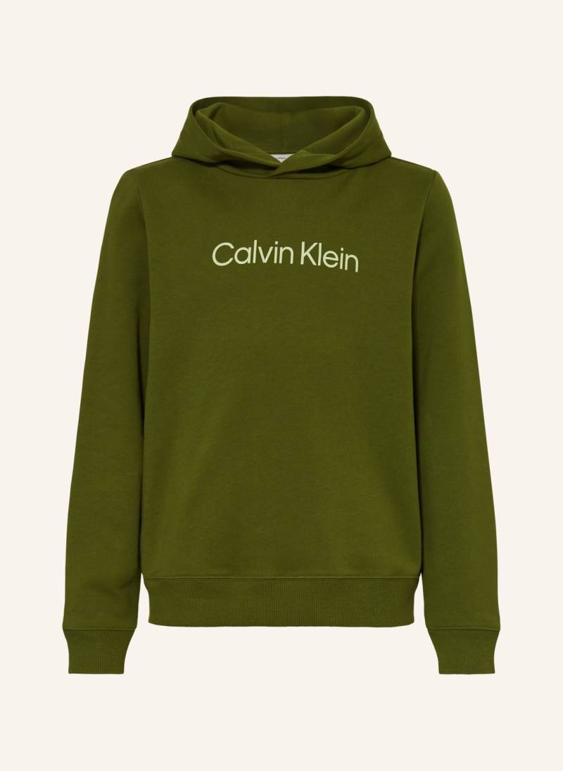 Calvin Klein Hoodie Logo Reg gruen von Calvin Klein