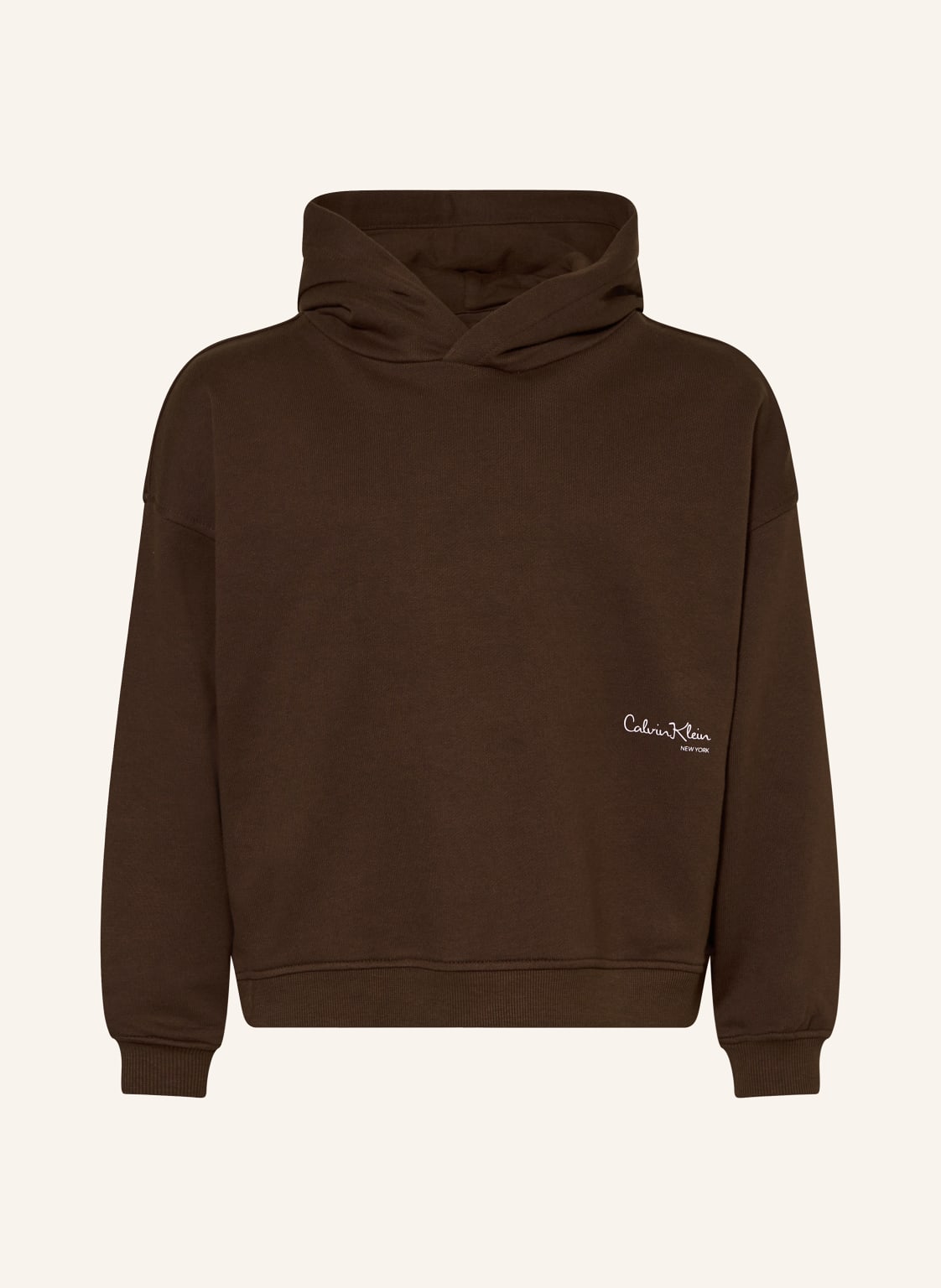 Calvin Klein Hoodie braun von Calvin Klein