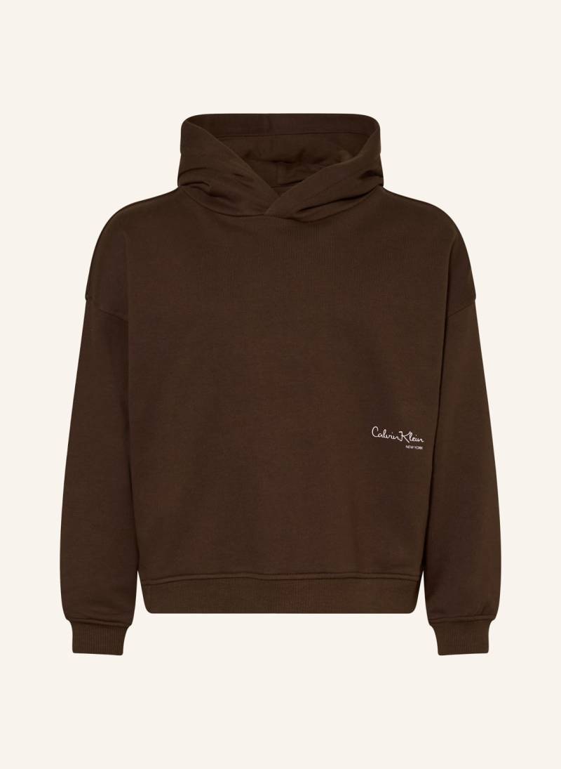 Calvin Klein Hoodie braun von Calvin Klein