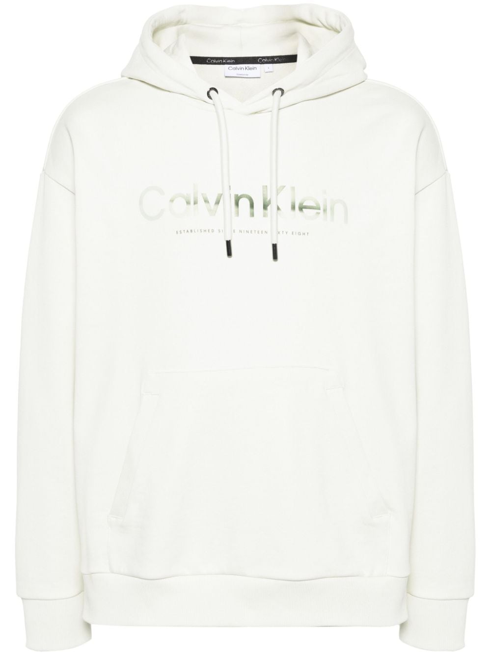 Calvin Klein Hoodie mit Logo-Print - Grün von Calvin Klein