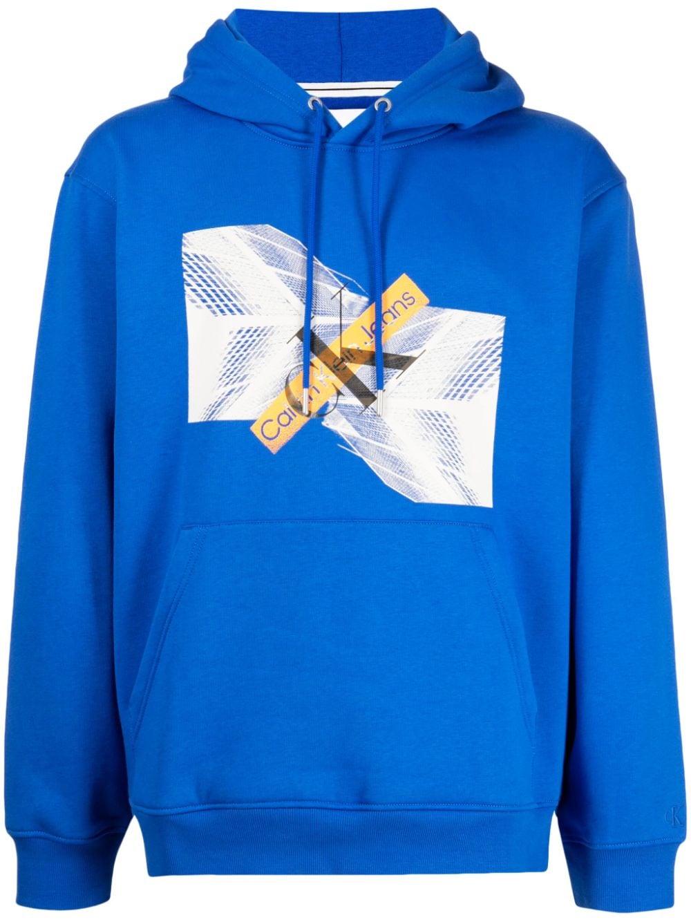 Calvin Klein Hoodie mit Skyscraper-Print - Blau von Calvin Klein